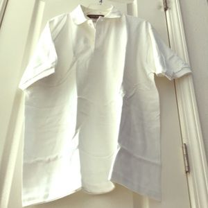 “Clearance 3/$10” Men’s White Polo Shirt